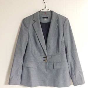 Women’s Tommy Hilfiger Navy and White Blazer